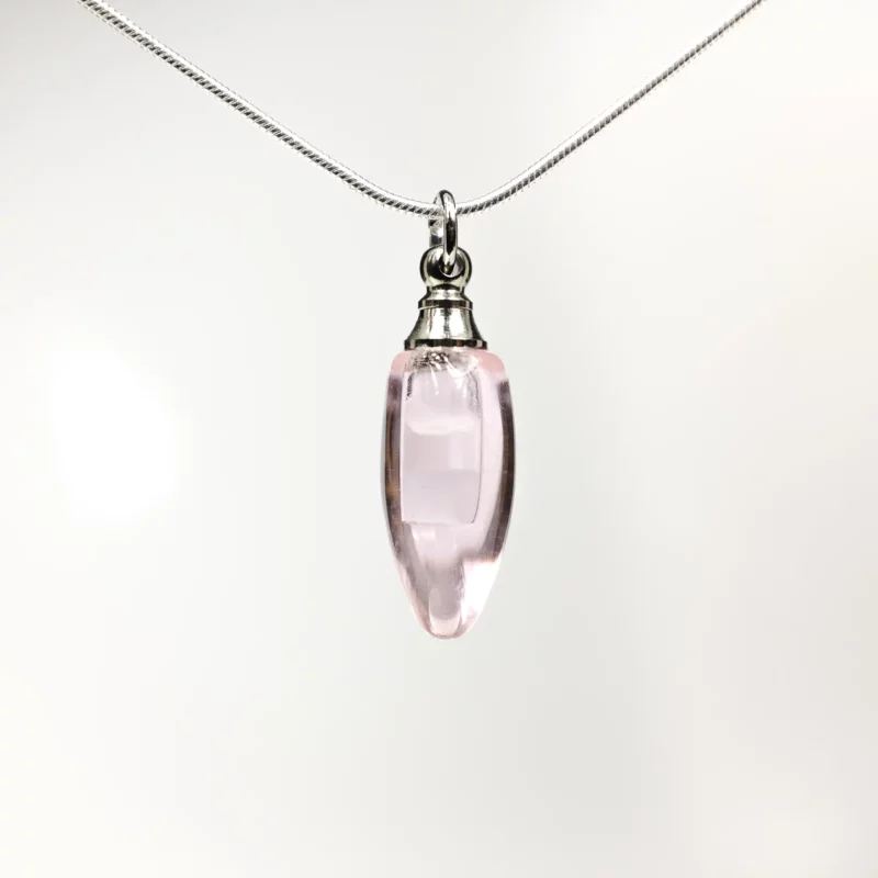 Naszyjnik Plaznatyczny - Różowa Łza